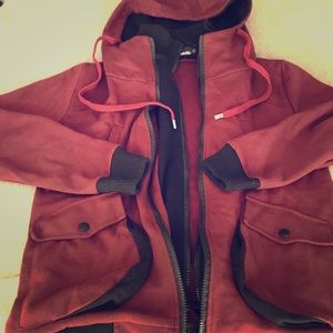 Double layered hoodie